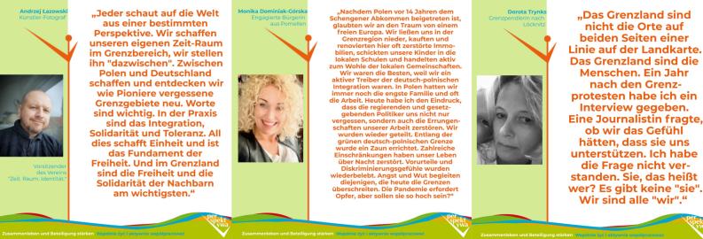 Fotos mit Statements