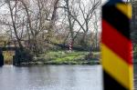 Grenzpfeiler an der Oder