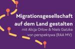 Webinar-Titel: Migrationsgesellschaft auf dem Land gestalten